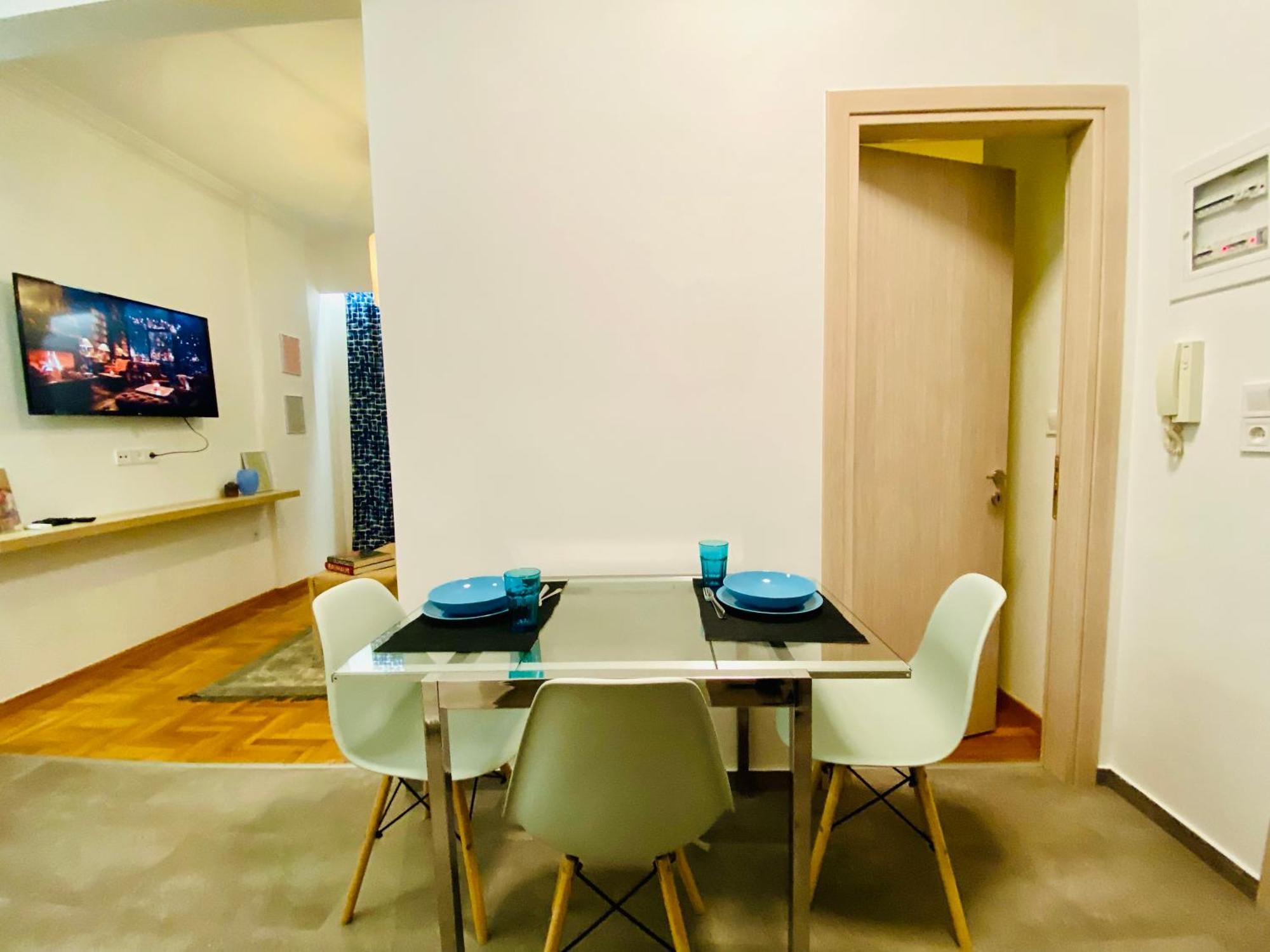 Antinoros Inn, Stylish Apartment,3' To Metro Athens Luaran gambar